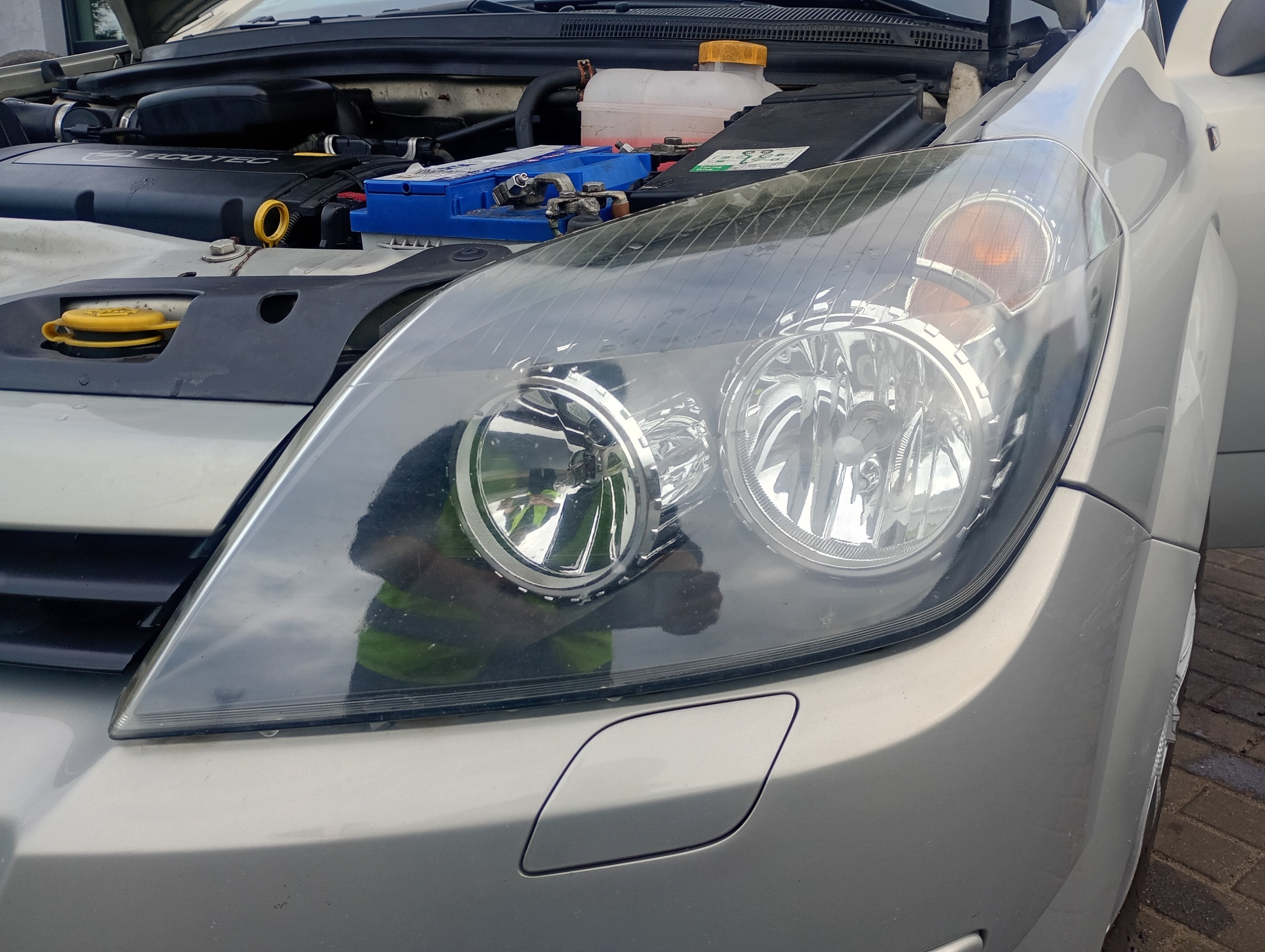 Reflektor light left front front Opel Astra H 04-10