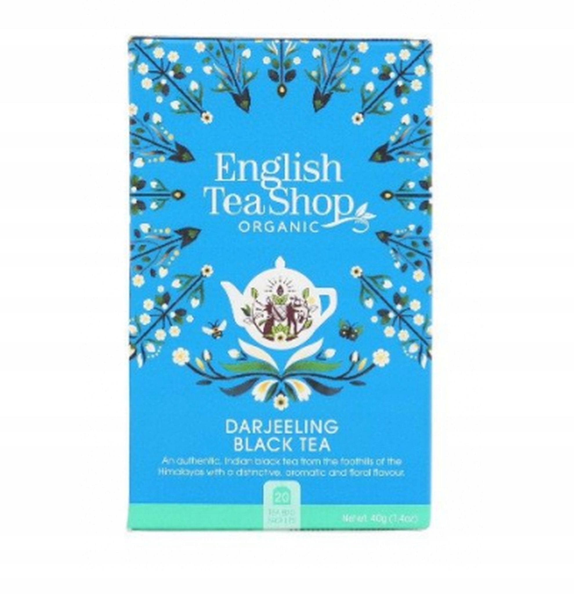 Levně English Tea Shop Čaj černý Darjeeling (20x2g) Bio