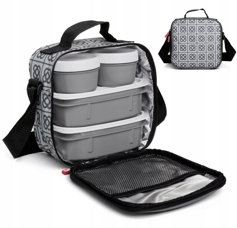 

LunchBox Torba termiczna do pracy 4 Pojemniki