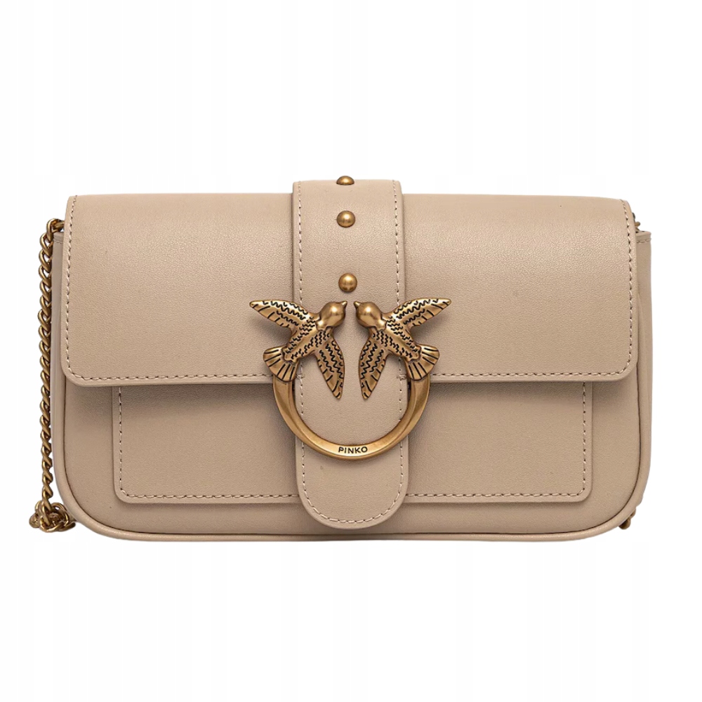 Pinko Béžová dámská psaníčko Love One Pocket C