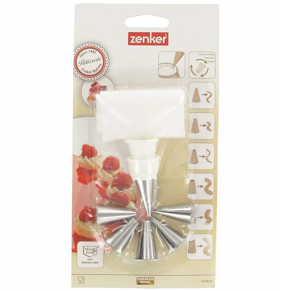Rękaw do dekoracji dekorator ciast Zenker 42788 Rodzaj akcesoriów dekorator