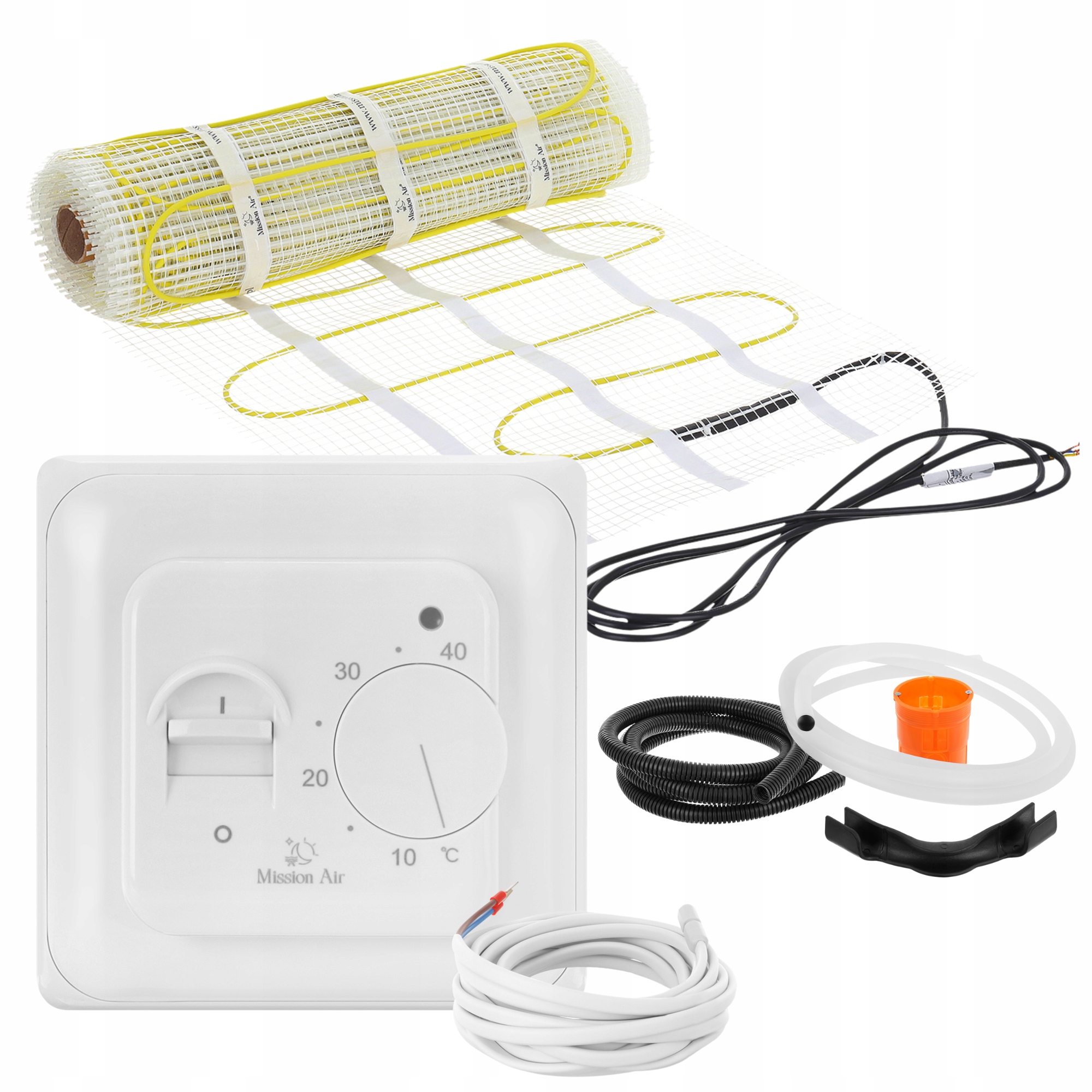 

Zestaw Mata grzewcza pod płytki MA-160W/m² 1,5m²