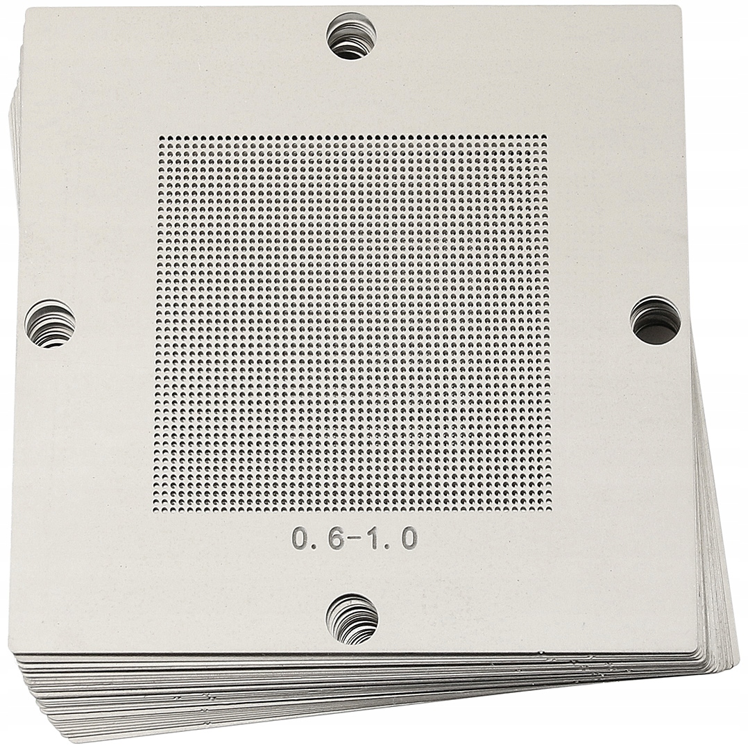 Sada Univerzálních Sít Bga Sita 80x80mm Oprava Reballing Systémů 27ks