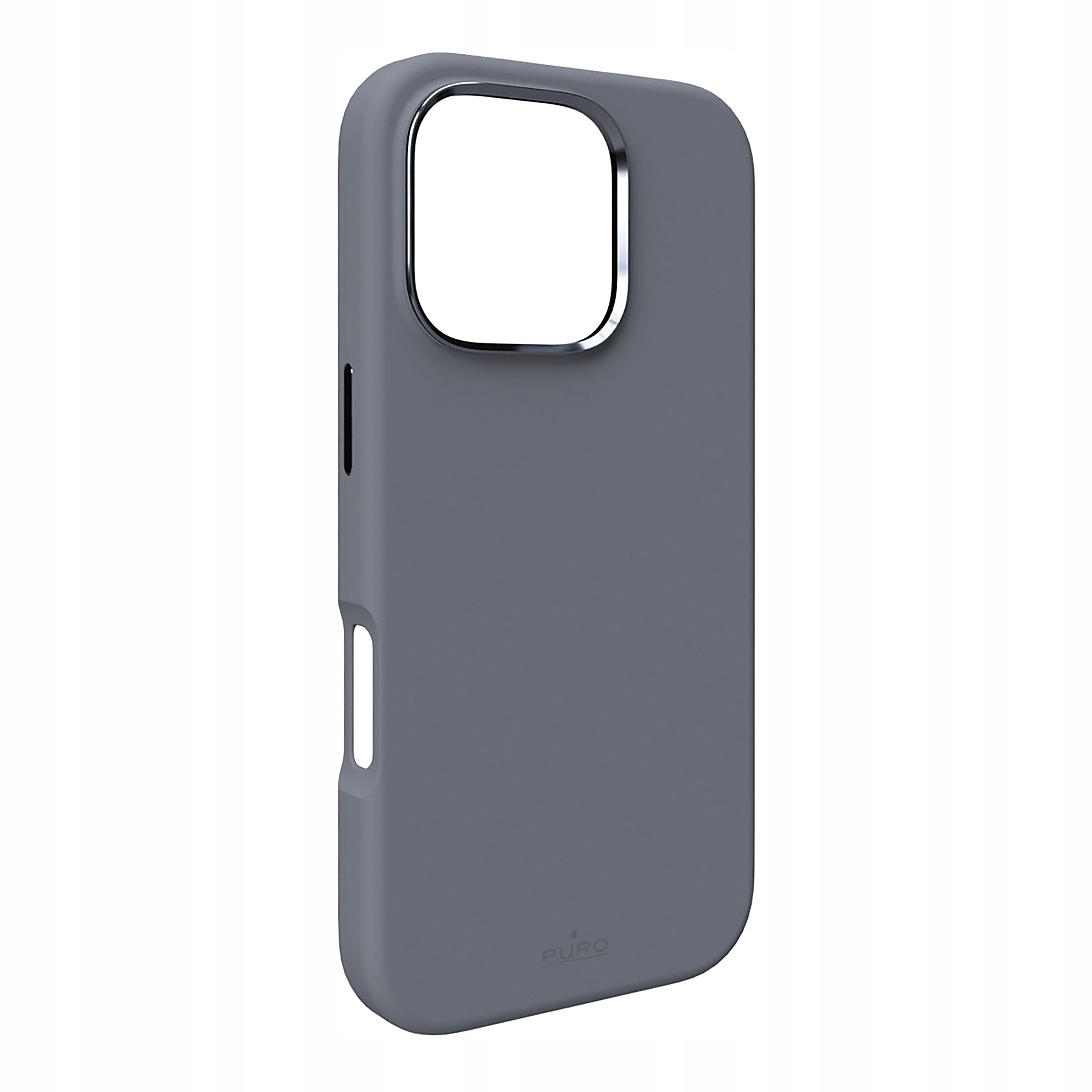Etui silikonowe Puro Icon Mag Pro MagSafe do iPhone 16 Pro ciemnoszare