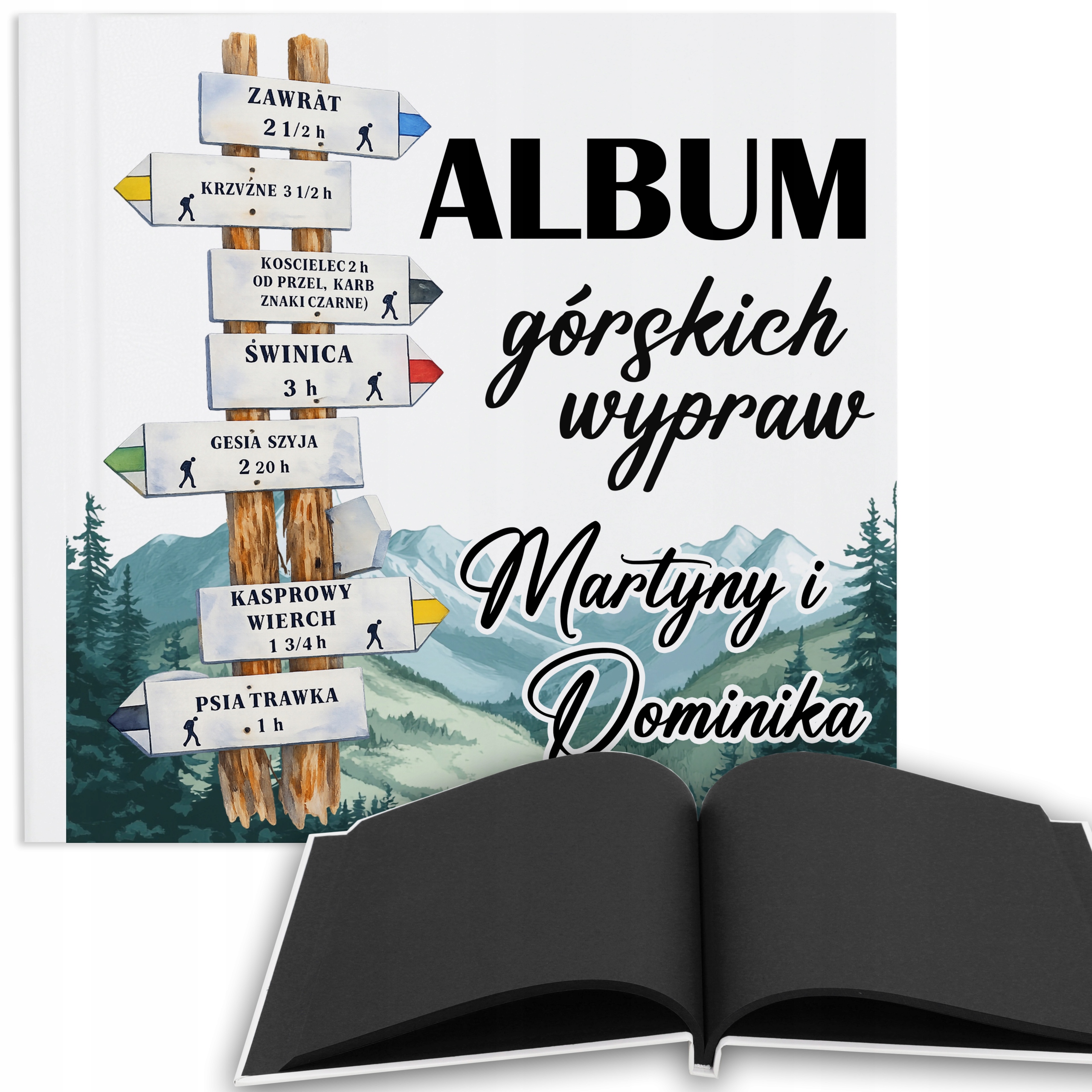 Album Dárek Pro Páry Pro Milovníky Horských Výprav 100 stran Černé