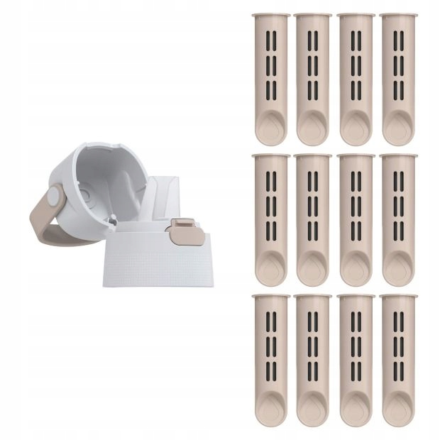 Uzávěr a 12 vložek do filtrační láhve Dafi Solid Cappuccino