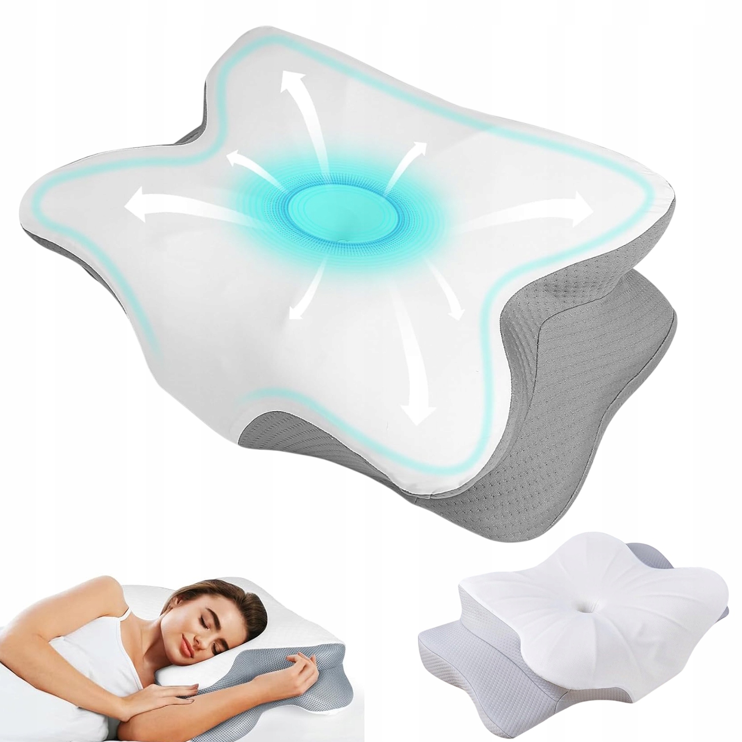 Poduszka Pamięci Poduszki Ortopedyczne Oddychający Przyjazne Dla Skóry