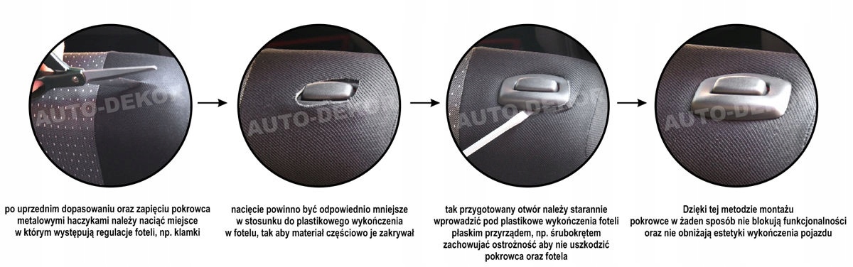 TYPOWE POKROWCE NA FOTELE CITROEN C1 05-14r. FOT LOTNICZE TOYOTA AYGO 05-14 Waga produktu z opakowaniem jednostkowym 1.2 kg