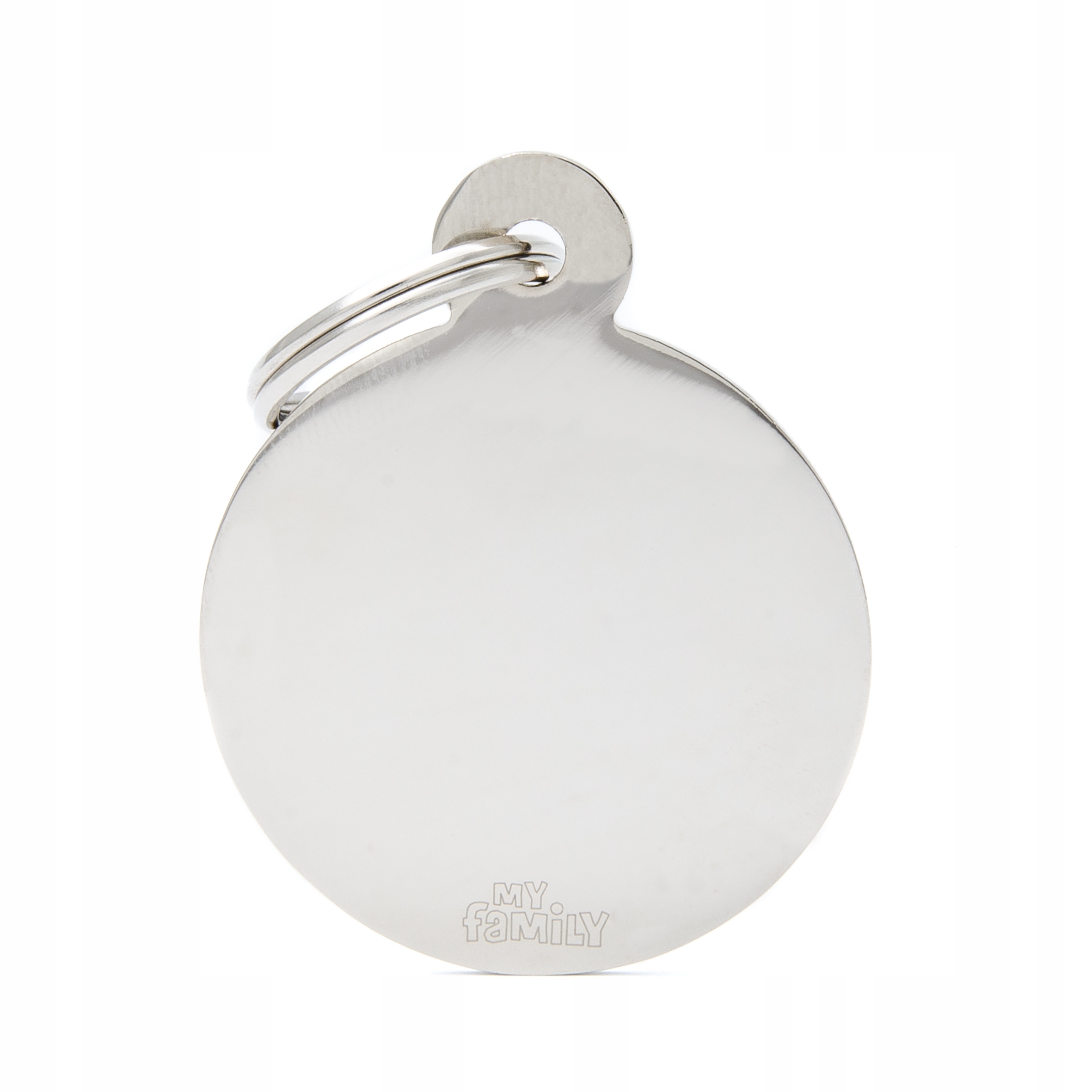 

Adresówka grawerowana Duże Kółko Srebrne