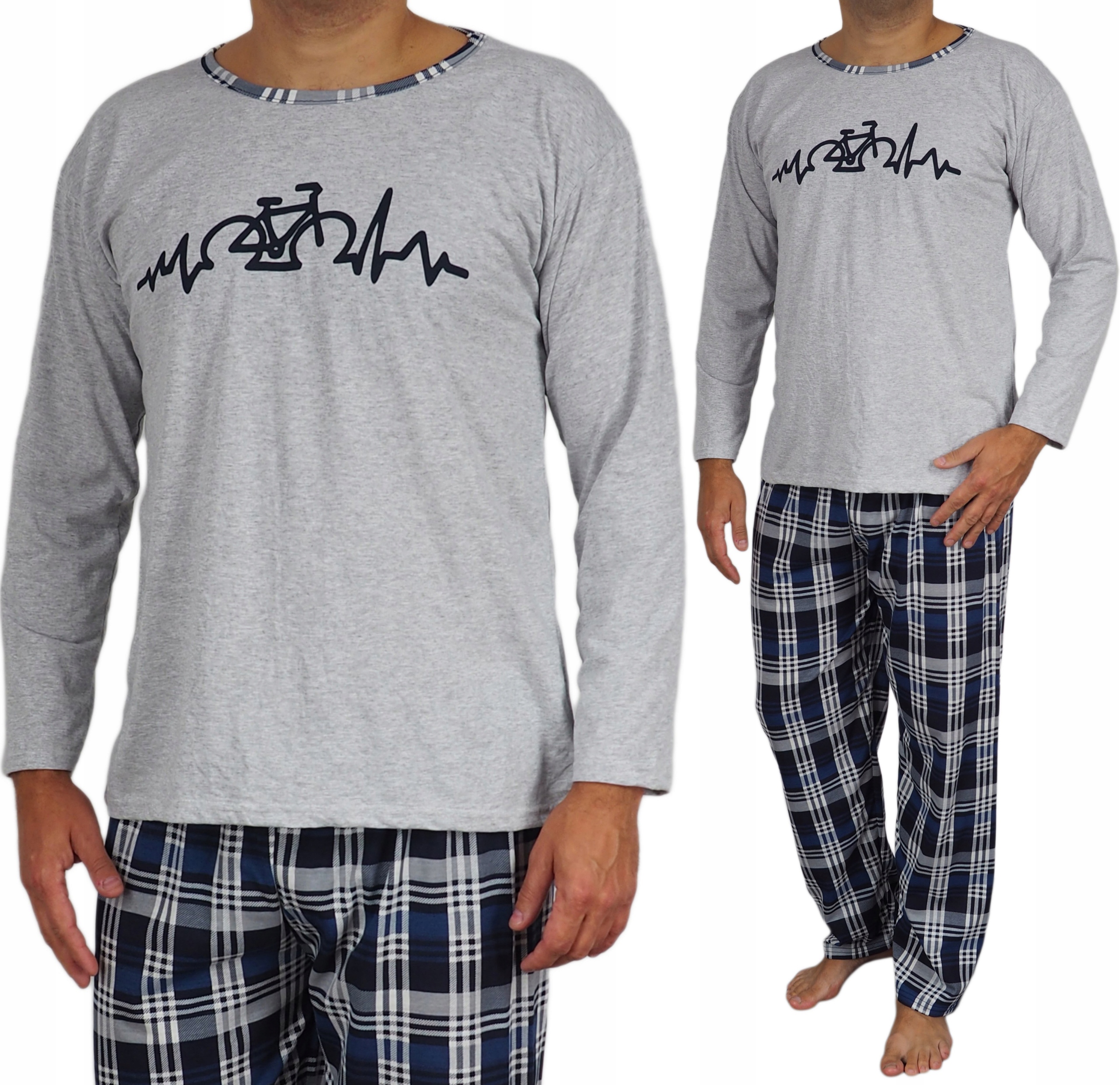 Piżama męska L 100% bawełna WYGODNA prezent L