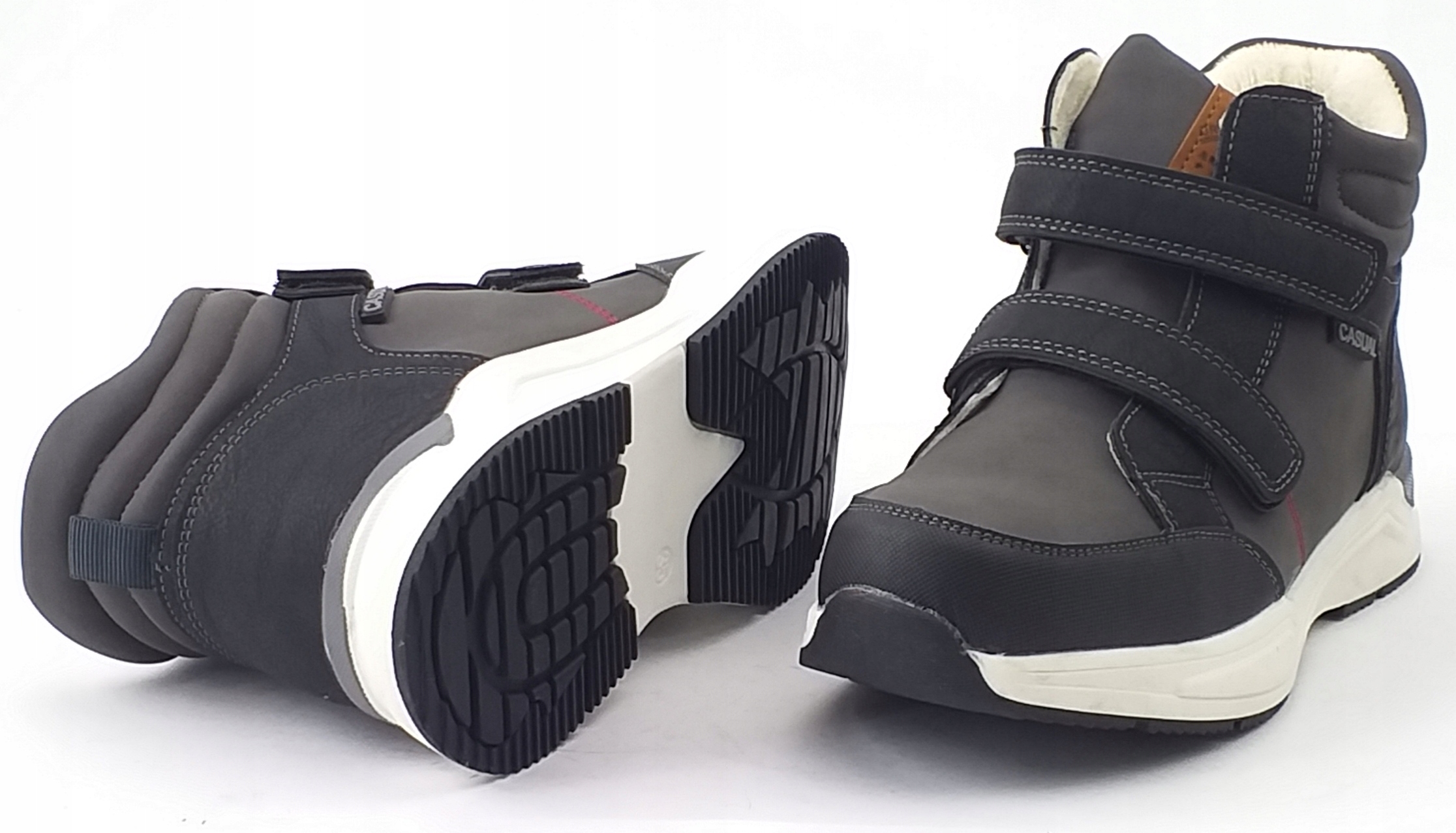 TRAPERY chłopięce CIEPŁE buty na rzepy Suwak xd70 American Club r 36 Rozmiar (new) 36