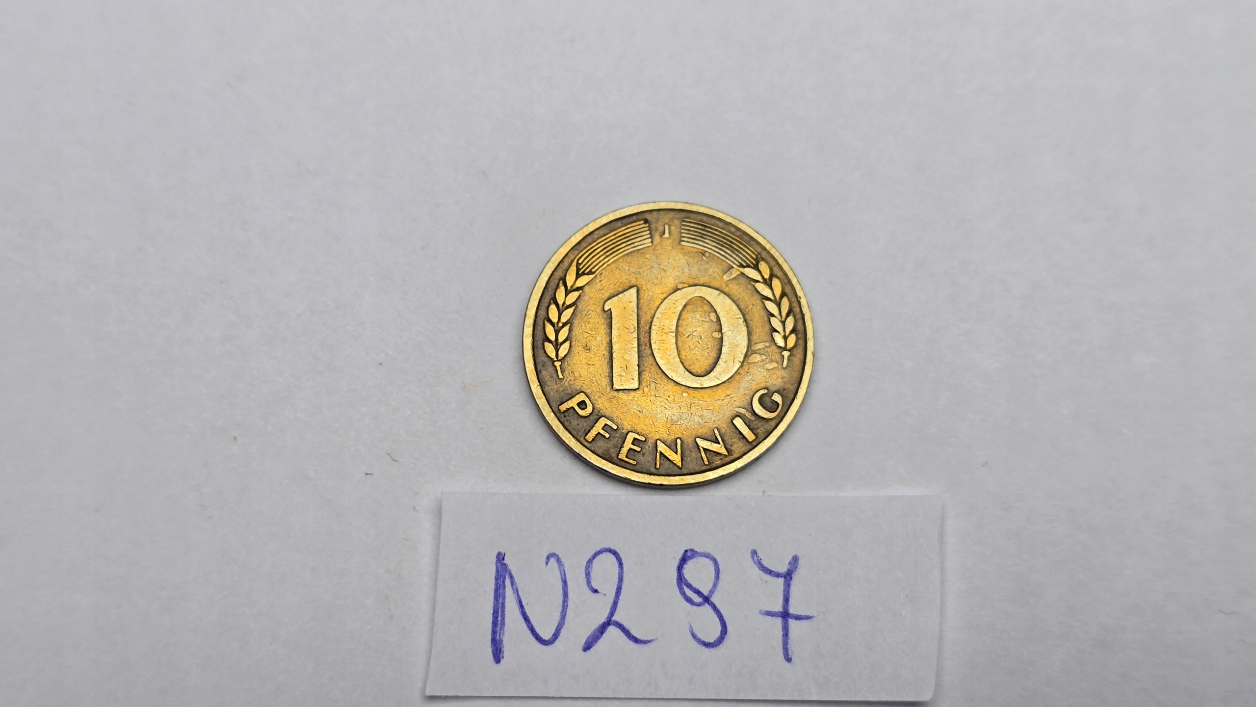 MONETA NIEMIECKA - 10 PFENNIG - 1949 - N297