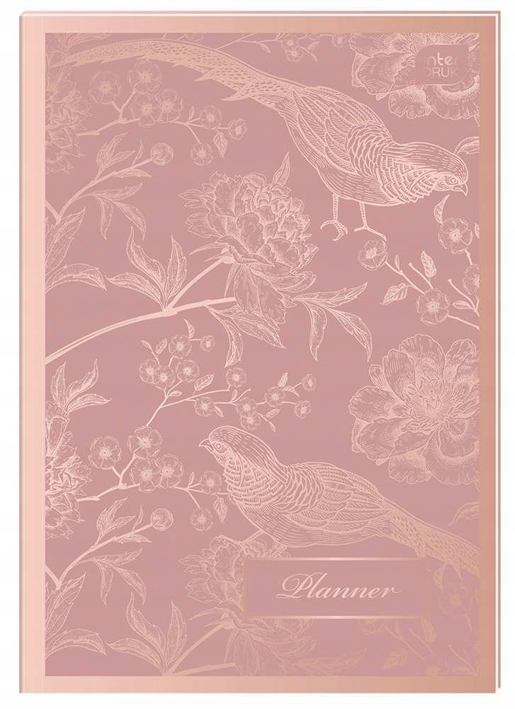 

Planer notatnik A5 80k Rose Gold kropki Int