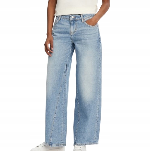 Mustang Džíny Vysoký Pas Světlé Dámské Denimové Kalhoty 34/34 J7H