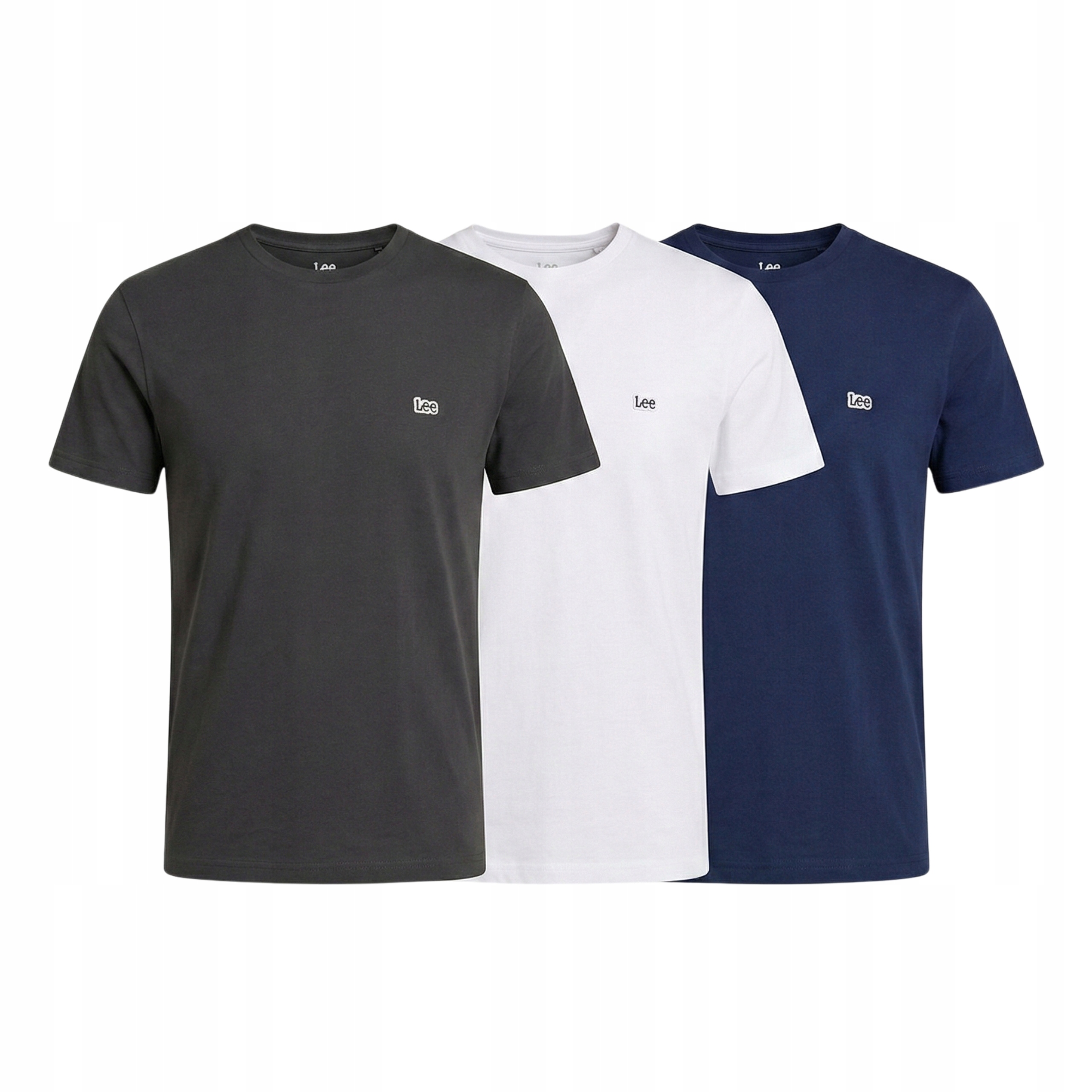 3PAK Pánské tričko Lee Ss Small Logo Bavlněné M