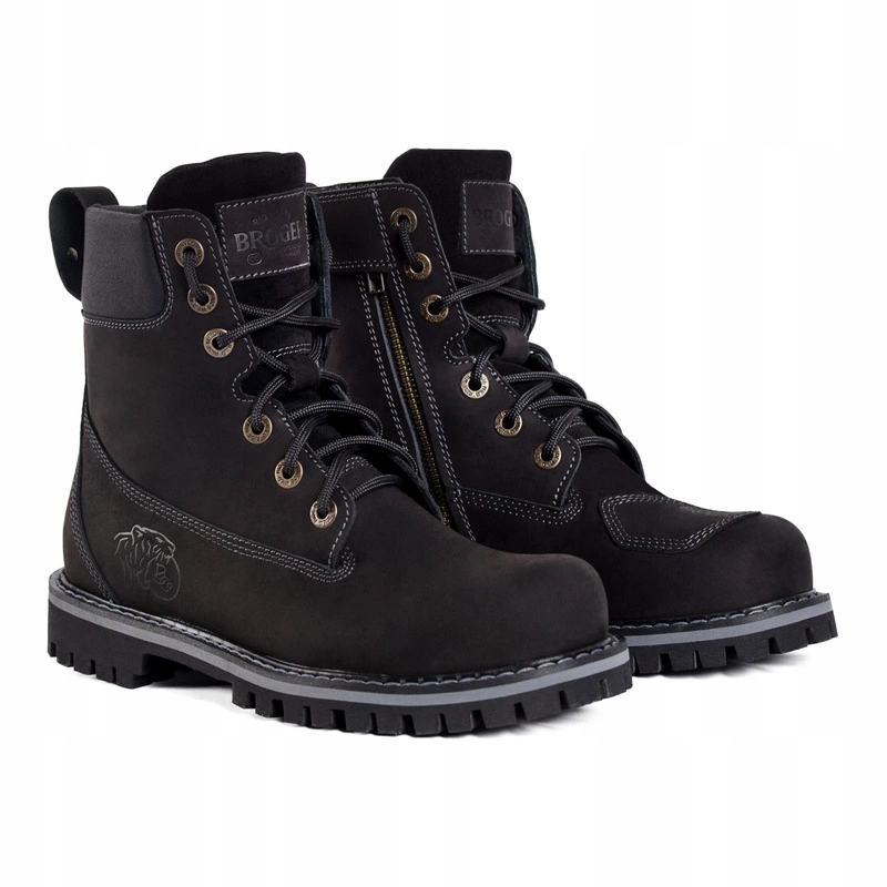 Topánky Broger Alaska II Vintage Black čierne Darčeky