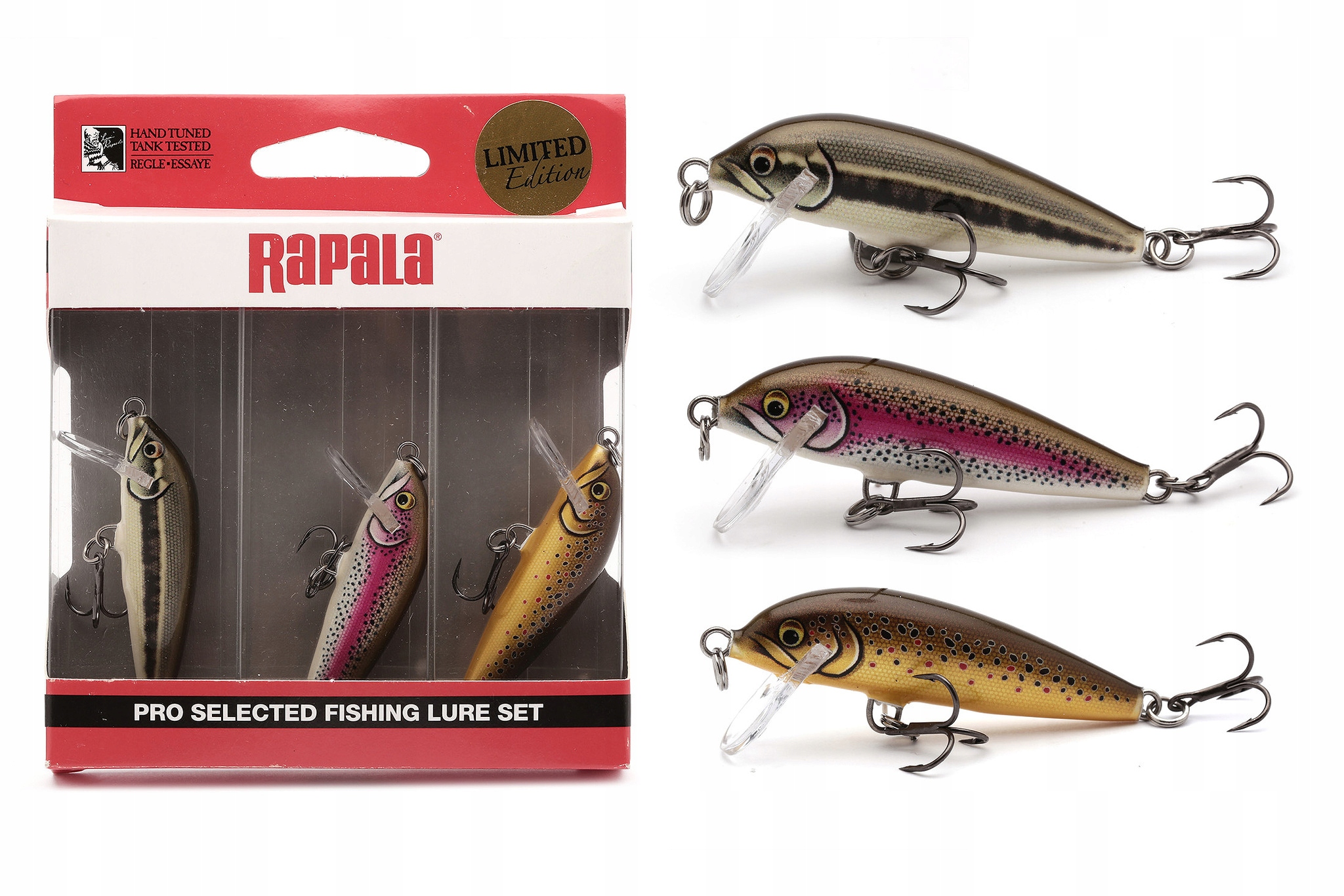 Zestaw Woblerów Rapala Trout Kit CD05 Artistic