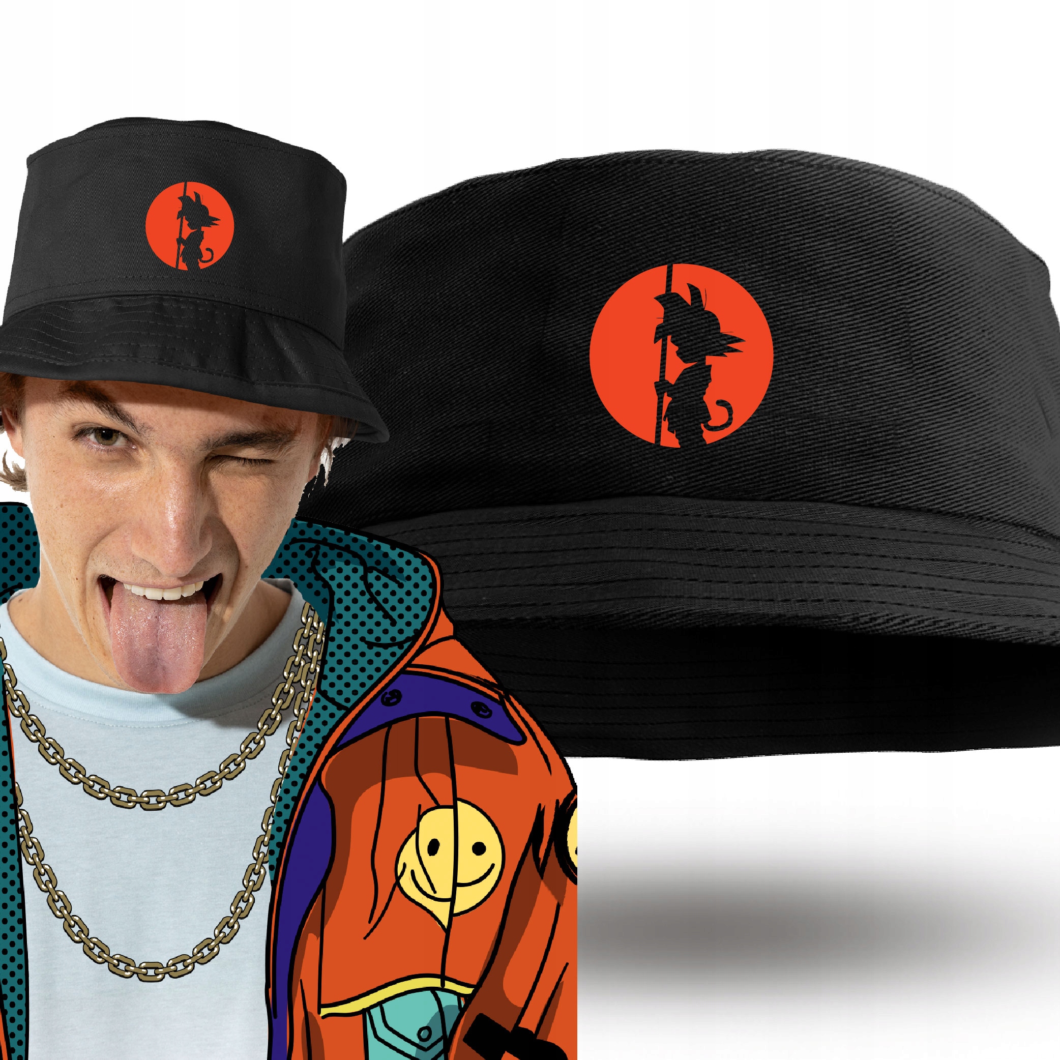 

Buckethat Kapelusz Goku Dragon Ball Manga Anime
