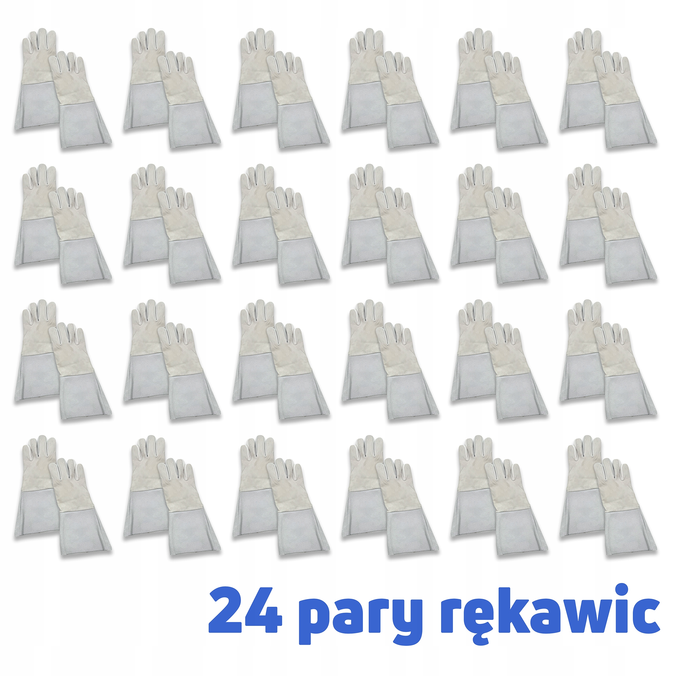 Rękawice Spawalnicze Tig Kozia Skóra Trudnopalne (rozmiar 10 dł. 35 cm)
