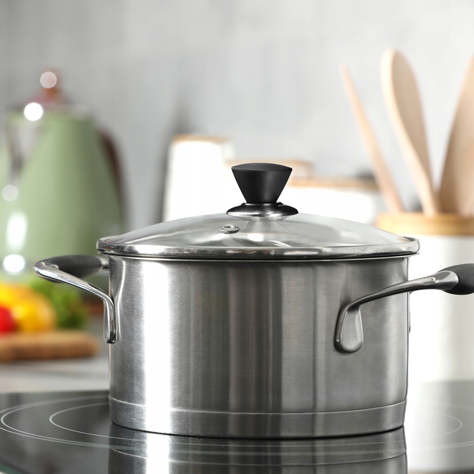 POKRYWKA 18cm SZKLANA POKRYWA PATELNI GARNKA Materiał szkło