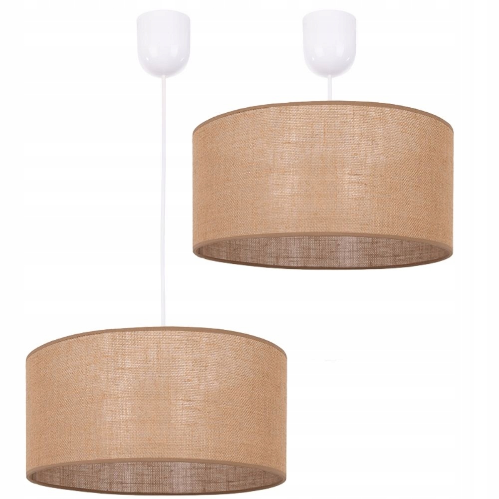 Lampa Wisząca Sufitowa Abażur Juta Led Boho Jutowa 40 CM Polska Lampa E27