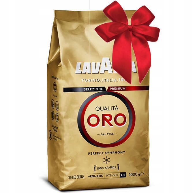Kawa ziarnista Lavazza Qualita Oro 1kg + gratis