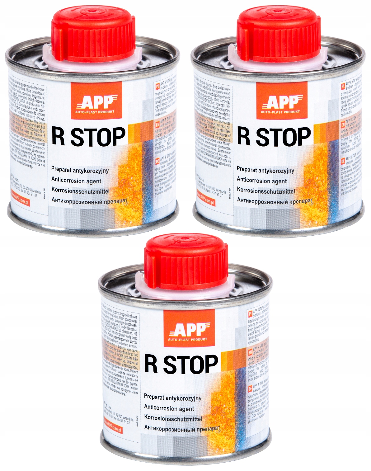 

App R-stop Preparat antykorozyjny 3 x 100 ml Rdza