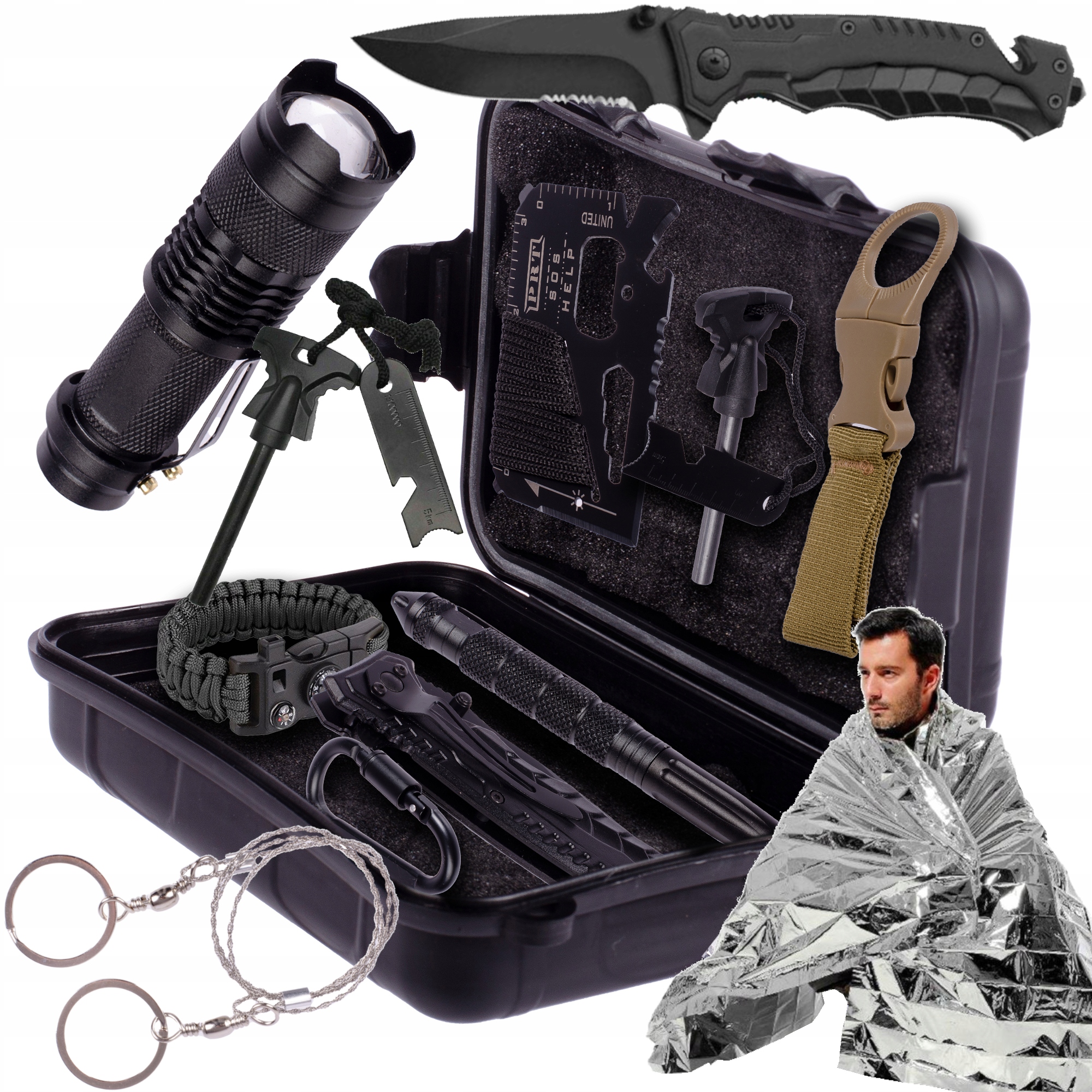 

Zestaw Survival Niezbędnik Przetrwania Folia Życia