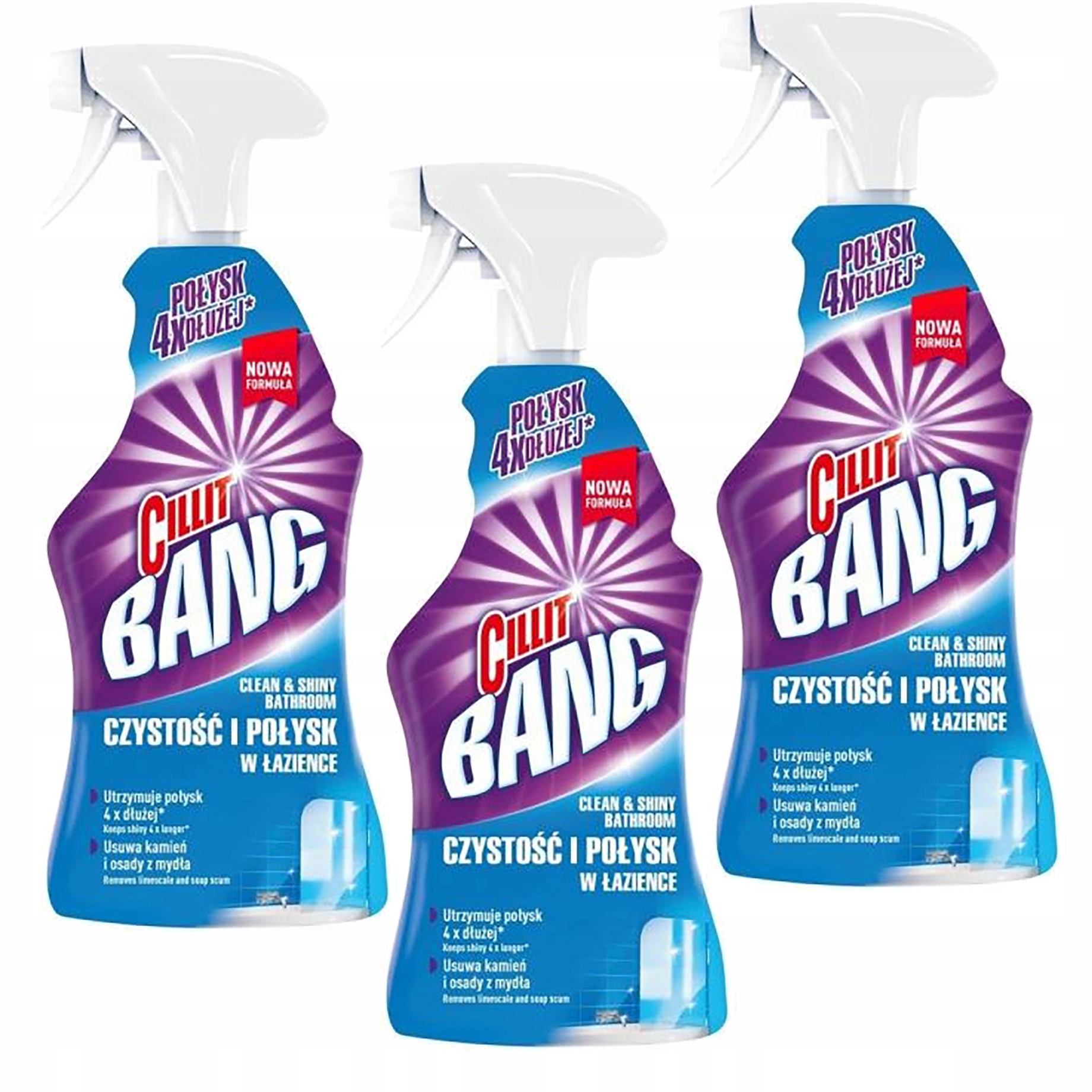 

Cillit Bang Spray Do Czyszczenia Łazienki 3X 750ML