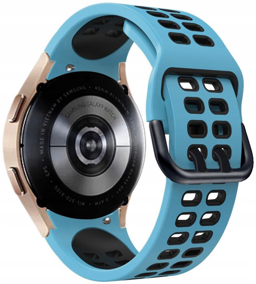 Niebiesko-czarny Pasek do Samsung Galaxy Watch 4 42mm Classic