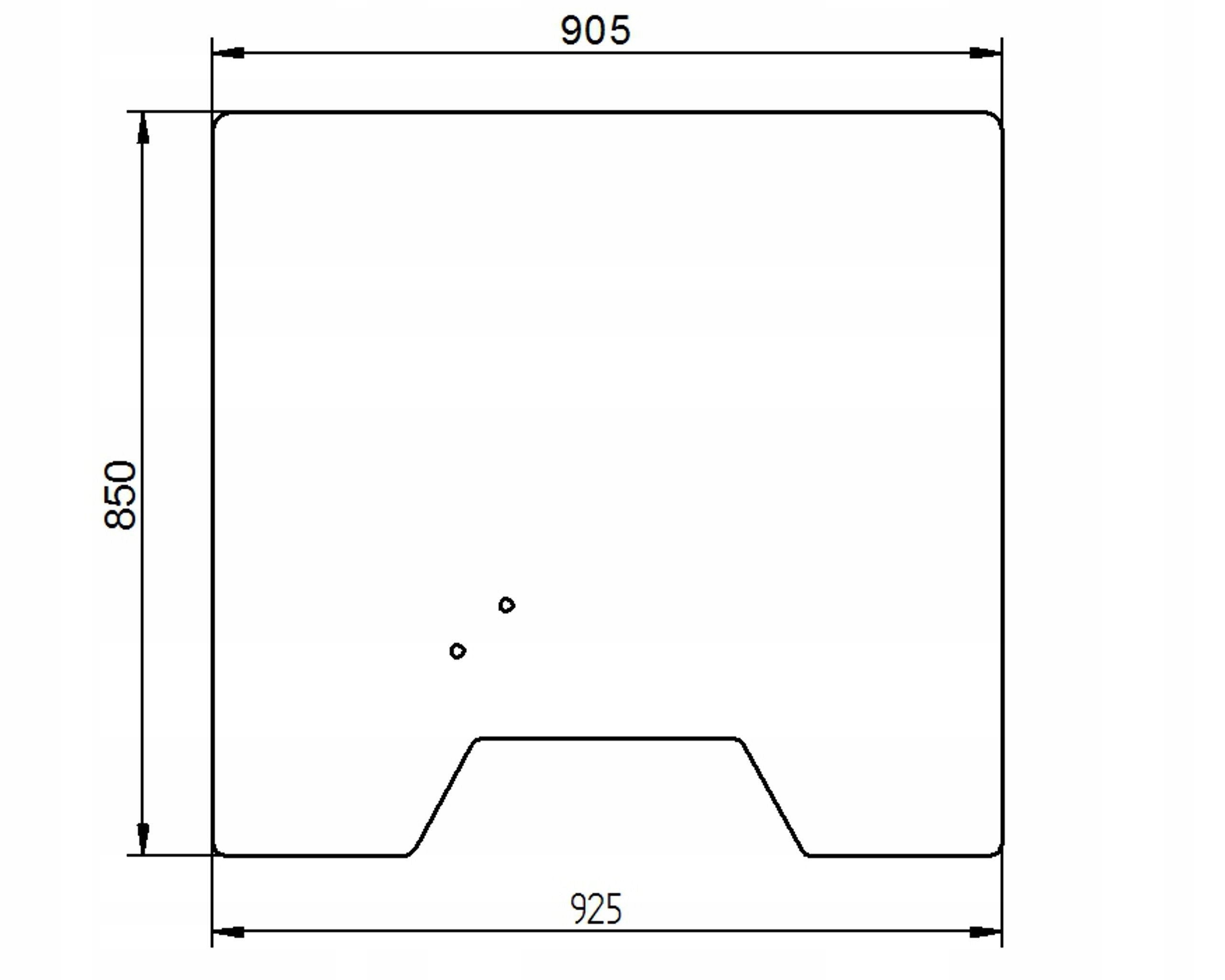 sklo Deutz Lamborghini Same přední 0.010.7720.0
