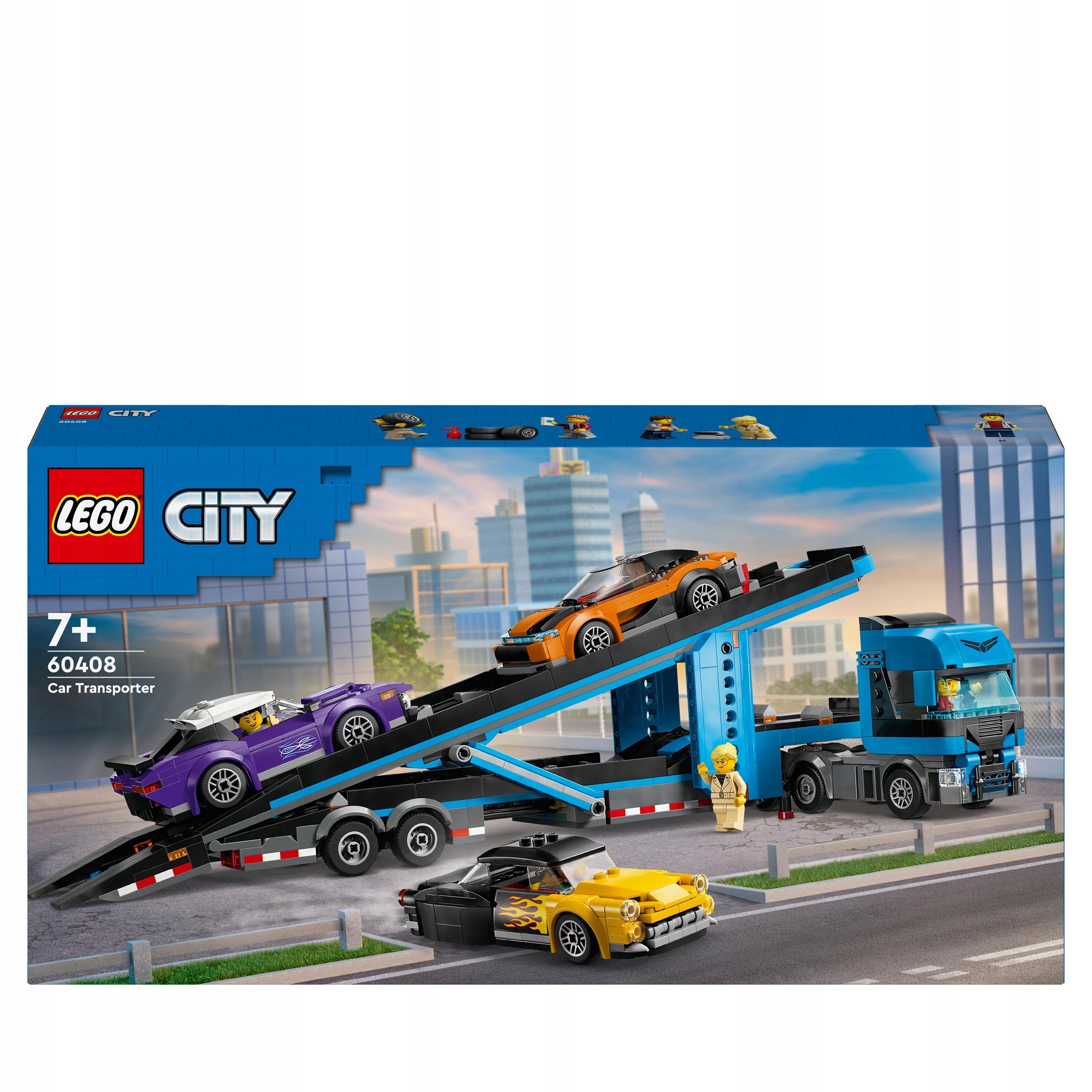 Lego City 60408 Autopřepravník se sportovními auty
