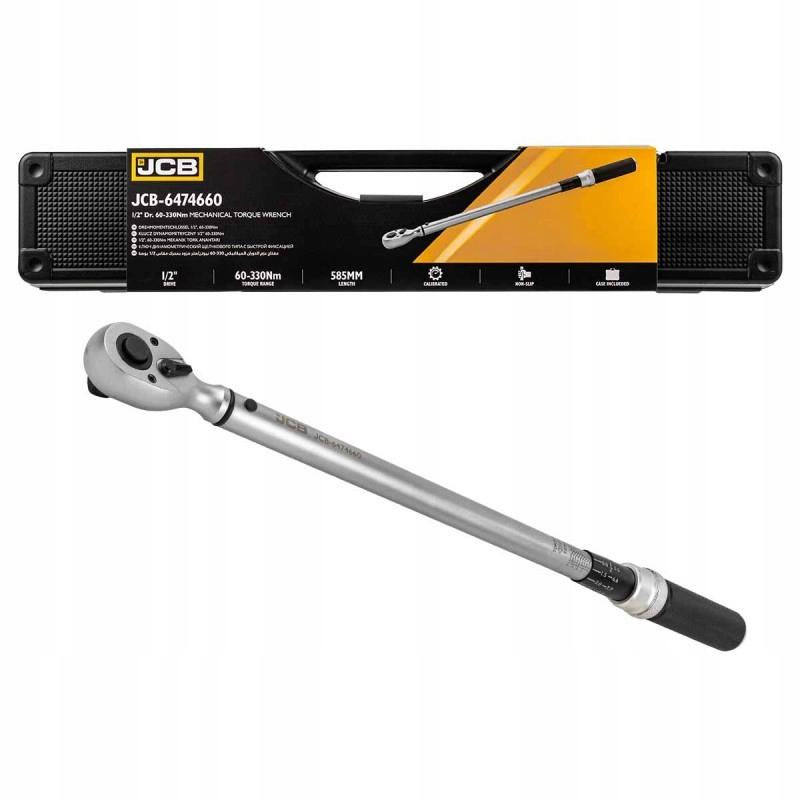 Momentový kľúč s obojstranným zámkom 120 Nm 3/8" Jcb