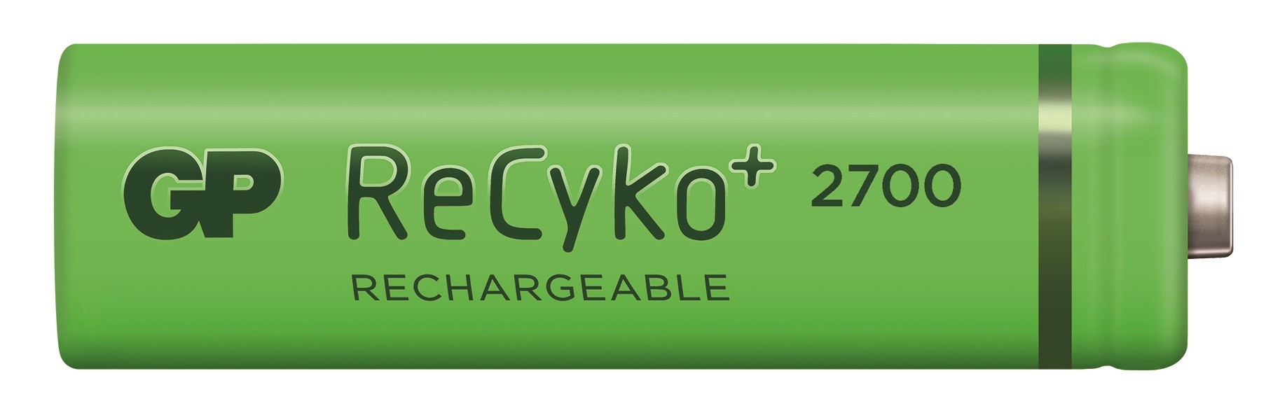 1x AKUMULATORKI R6 2700 mah AA (R6) GP RECYKO luz EAN (GTIN) 4891199089183