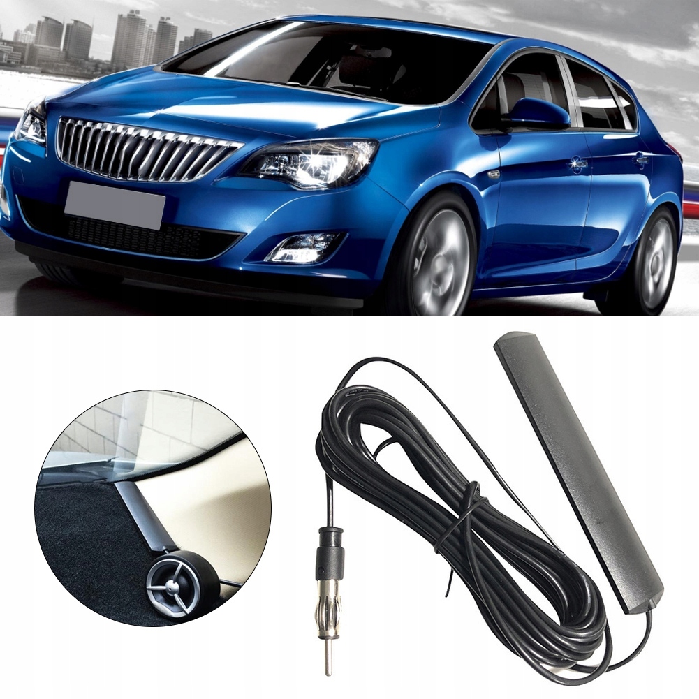 ANTENA SAMOCHODOWA WEWNĘTRZNA FM 5M Stan opakowania oryginalne