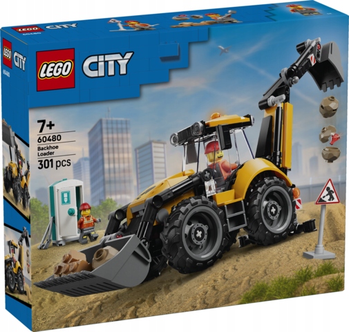 Lego(r) City 60480 Žlutý Bagr