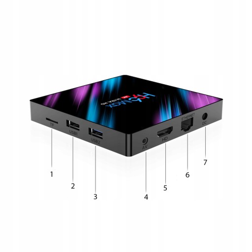 SMART BOX TV 4K ANDROID 10 WIFI BT PRZYSTAWKA TV Model Q5