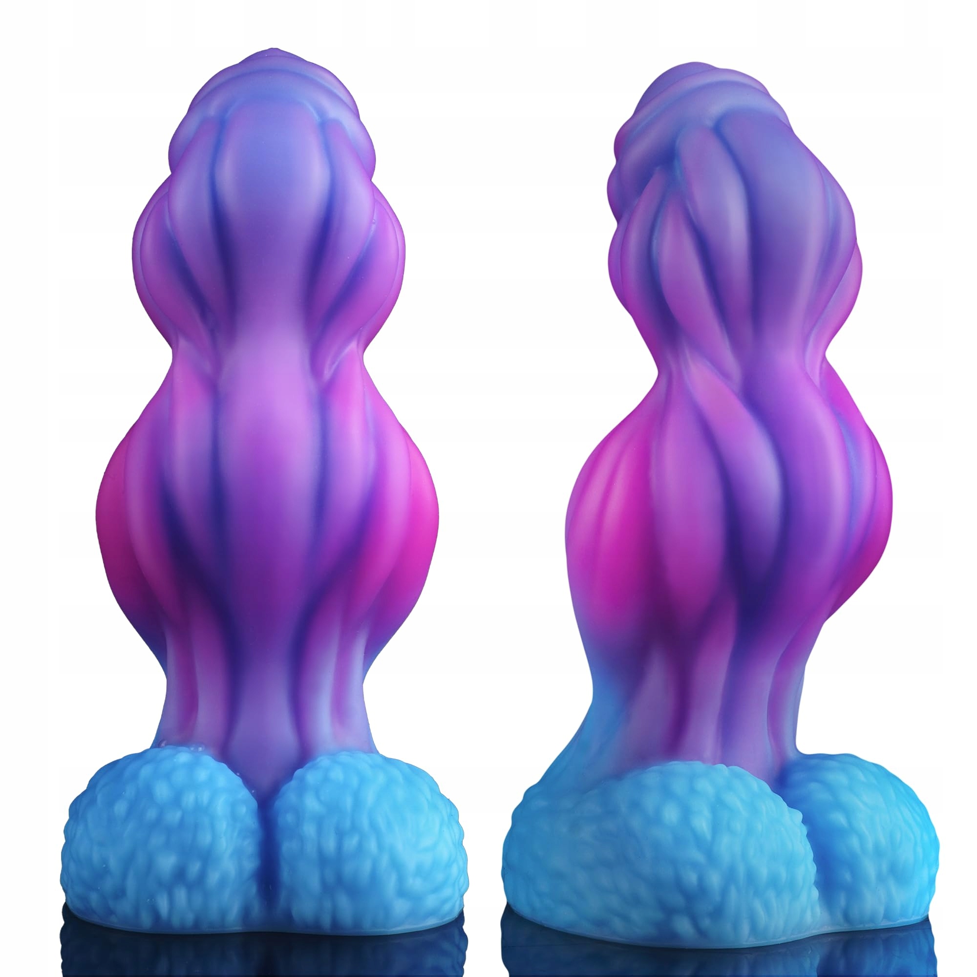FANTASY KNOT Dildo XXL Alien Silikon Knoten Analplug Dla Par — miniatura 7