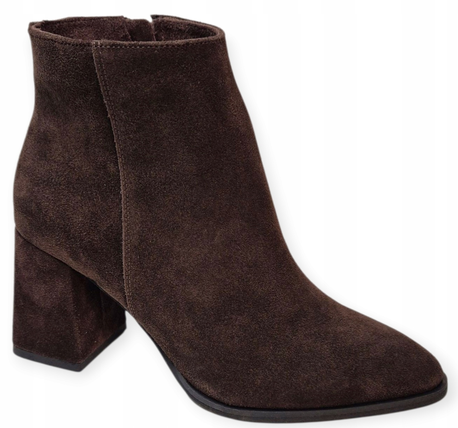 Mariaż 4206 Čokoláda semišové kotníkové Kotníkové Boty vel 36
