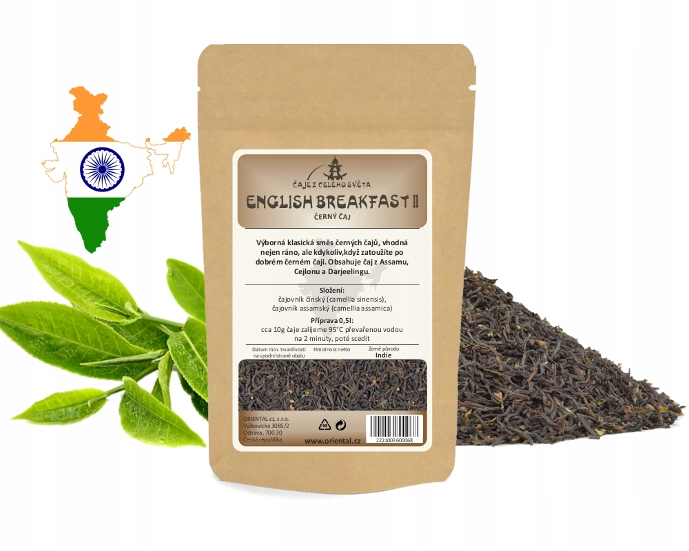 Levně Čajová směs English Breakfast II 1000 g