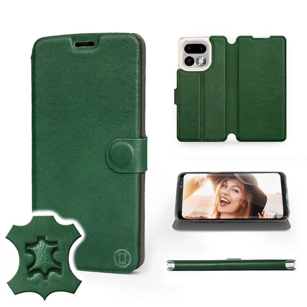 Etui Mobiwear do Realme 16 Pro Plus 5G Green Lea