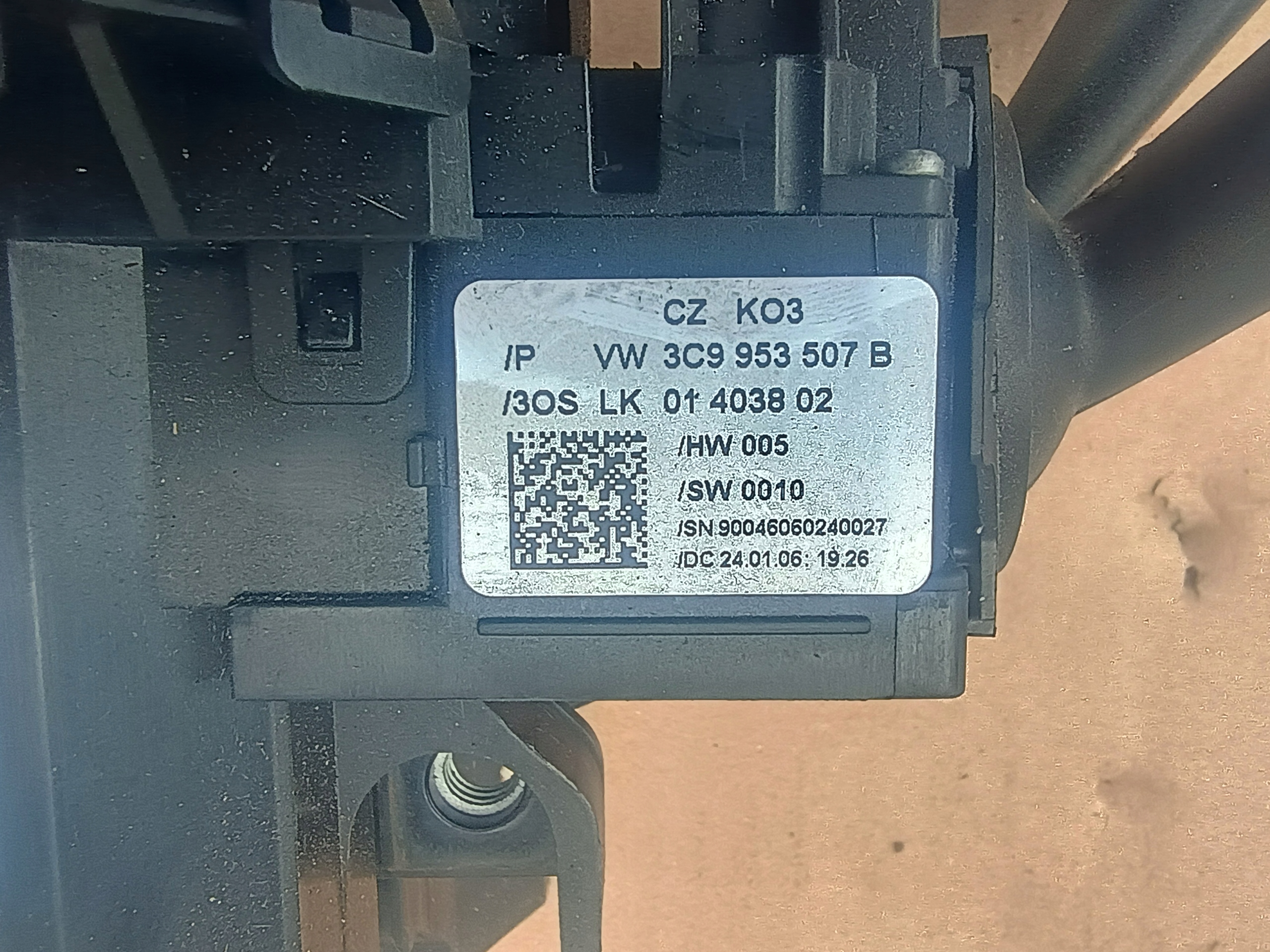 DEVIO LUCI TERGICRISTALLO TERGI 3C0953507B VW PASSAT B6