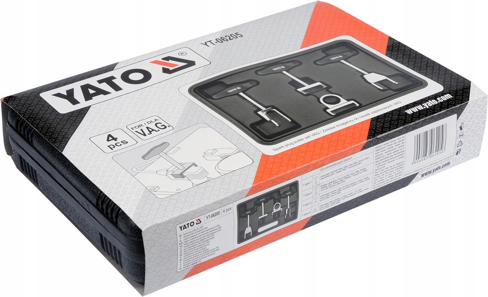 ZESTAW SCIAGACZY DO CEWEK ZAPLONOWYCH VAG Producent code YT 06205