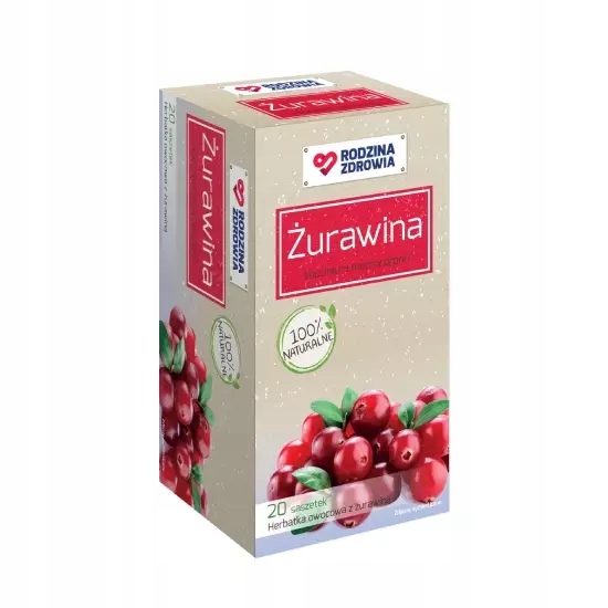 

Rodzina Zdrowia Herbatka Żurawina, 20 saszetek