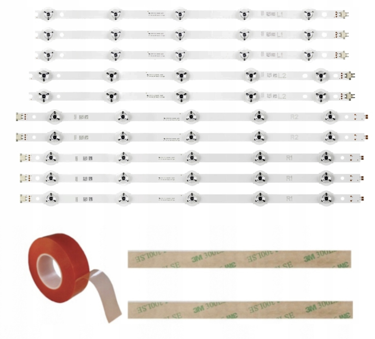 Led lišty Lg 47" V14 Slim Drt REV0.0 REV0.2 47LB670V 47LB671V 47LB700V