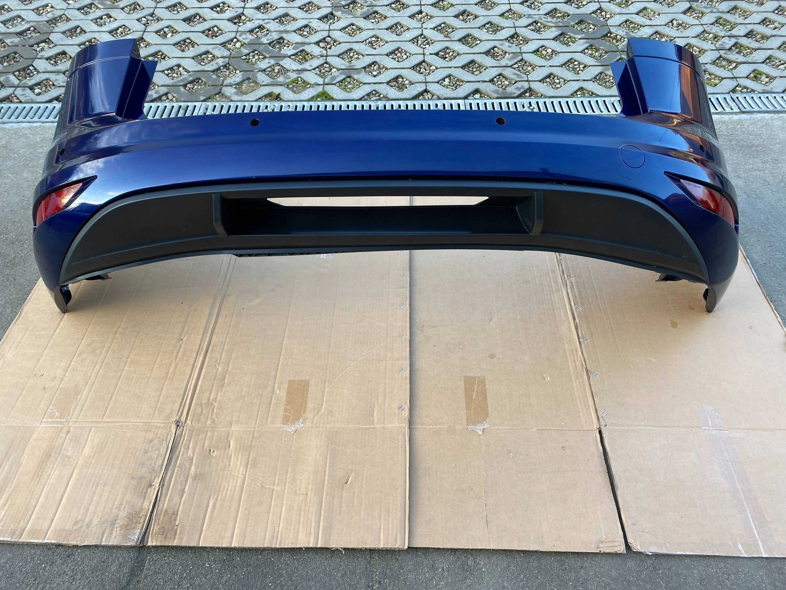 VW TOURAN III 5TA complete bumper rear part rear PDC LC5B