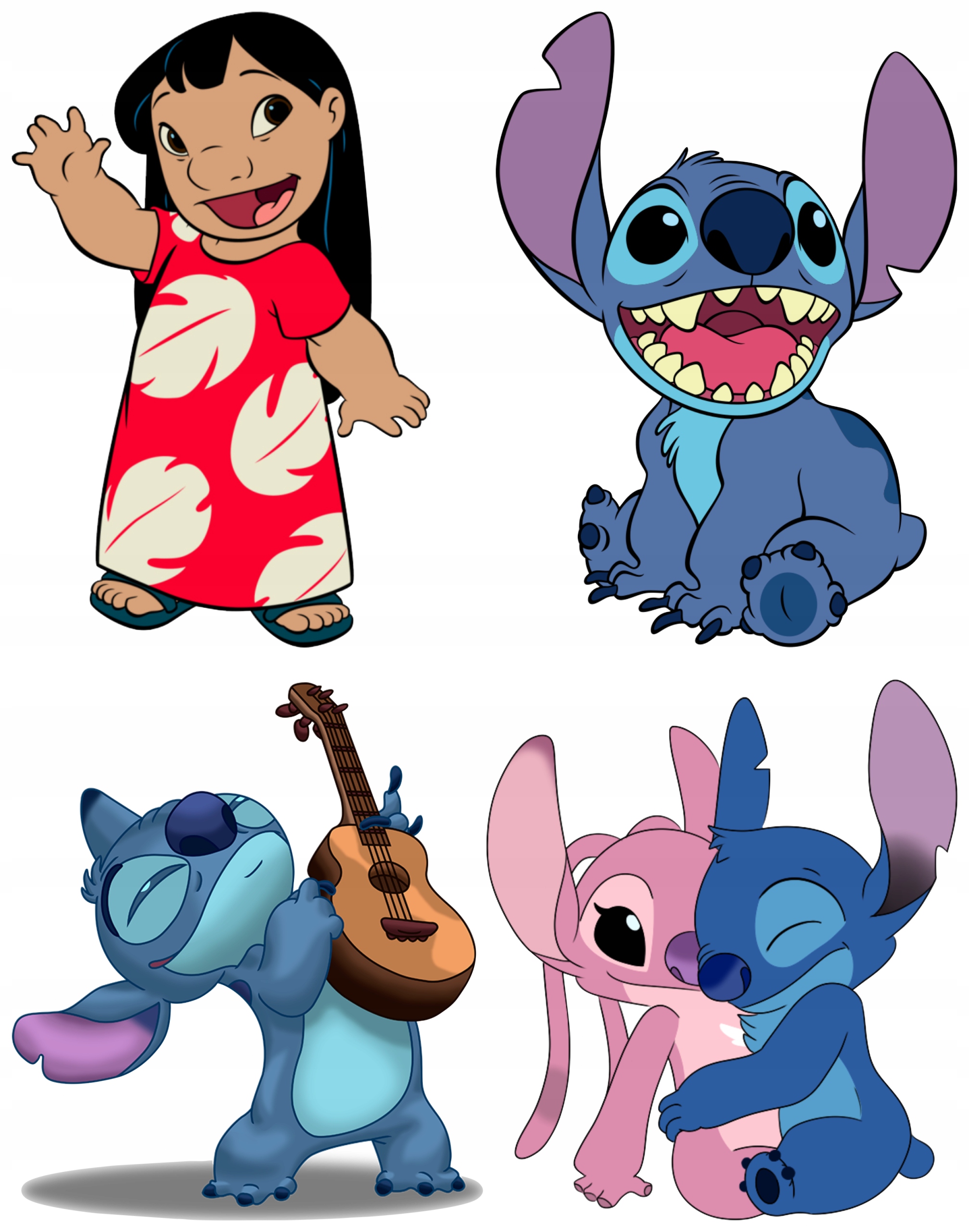 NAKLEJKI OZDOBY NA OKNO SZYBĘ LUSTRO STITCH LILO