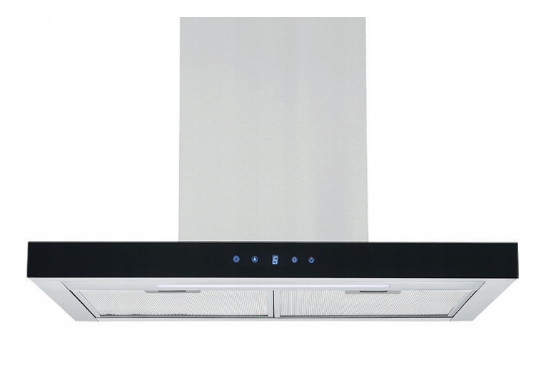 Okap Kuchenny Kominowy 60cm Pochłaniacz Led Przyścienny 610,8m3/h
