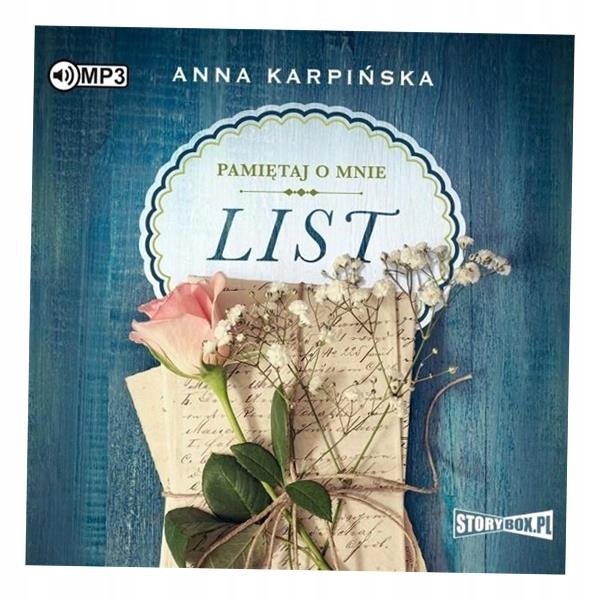 PAMIĘTAJ O MNIE T.1 LIST AUDIOBOOK, ANNA KARPIŃSKA