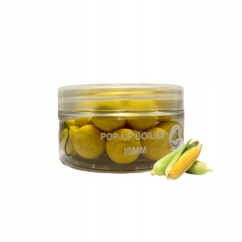 Kulki Haczykowe Wratislavia Baits Kukurydza 16 mm/100 ml Pop Up